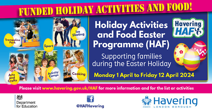 Havering funded holiday activates and foot programme