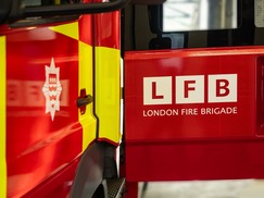 London Fire brigade engine 