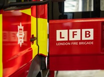 London Fire brigade engine 