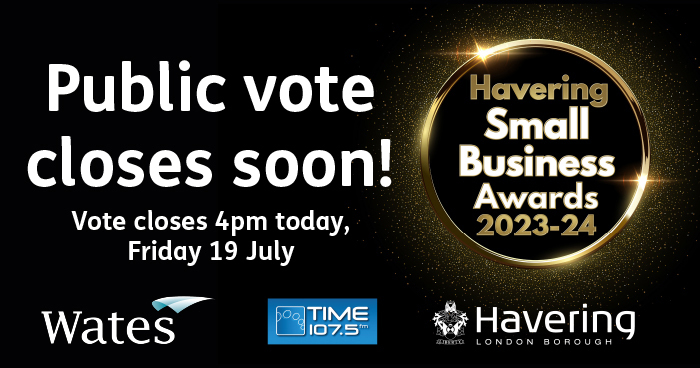 Havering Small Business Awards 23-24 voting closes soon
