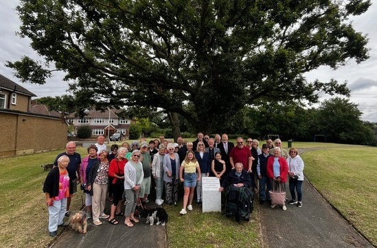 Fleet Close Village Green dedication event