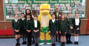 Parsonage Farm School Talk Pants NSPCC event