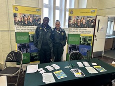 London Ambulance Service at employment and training support fair