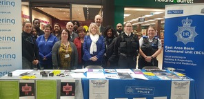 Anti-Slavery Day stall at Liberty Shopping Centre