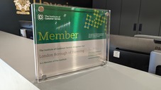 ICS plaque at Town Hall Appointment Centre