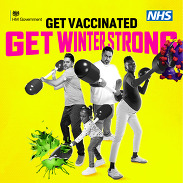 NHS Get vaccinated get winter strong