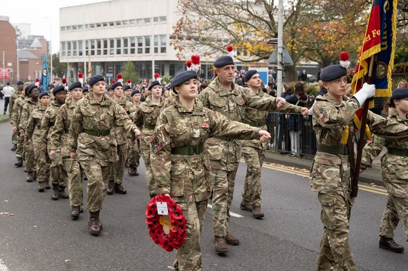 Remembrance Sunday 2024 - Parade through Romford