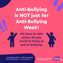Anti-bullying is NOT just for anti-bullying week