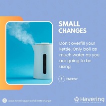 Small Changes - don't overfill your kettle
