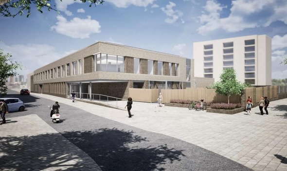 Artist impression of Park Primary Academy in Beam Park Rainham