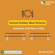Havering Helps - School Holiday Meal Scheme extended until March 2025