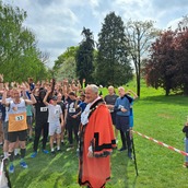 Mayor's Charity Fun Run at Harrow Lodge Park start line