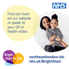 NHS Bright Start in Life graphic
