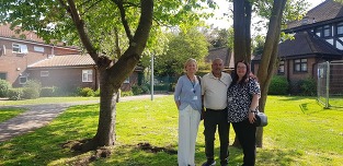 Royal Jubilee Court visit with Cllr Summers