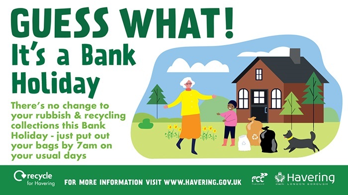 No change to waste may day bank holiday collections