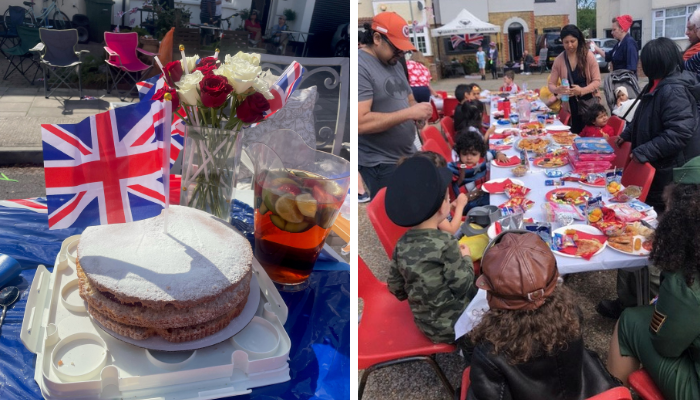 VE Day street party celebrations