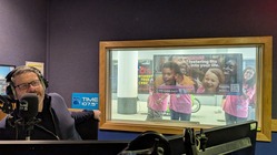 Foster Care Fortnight team at Time 107.5FM