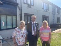 Cllr Jonathan Bianco with residents of Barr Lodge and Bond Close