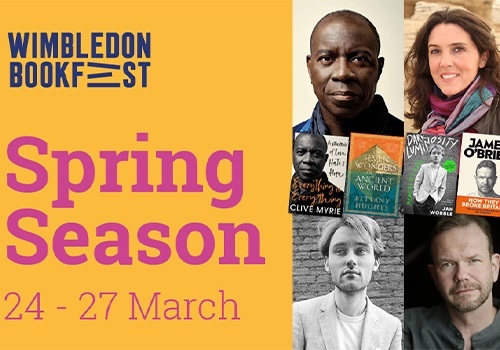 Wimbledon BookFest Spring Season graphic