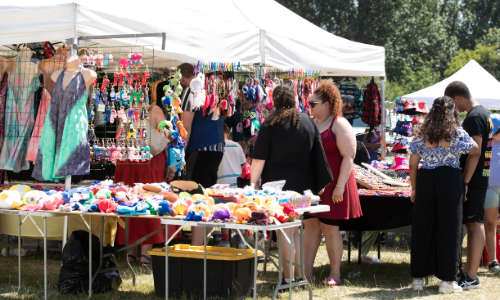 Stalls at Mitcham Carnival 2023