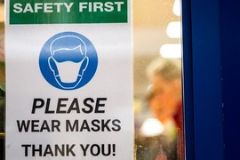 Please wear a mask - safety first 