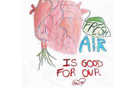 clean air day poster winning illustration