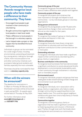 community heroes flyer 2023
