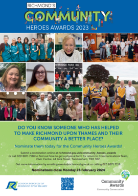 community heroes poster 2023