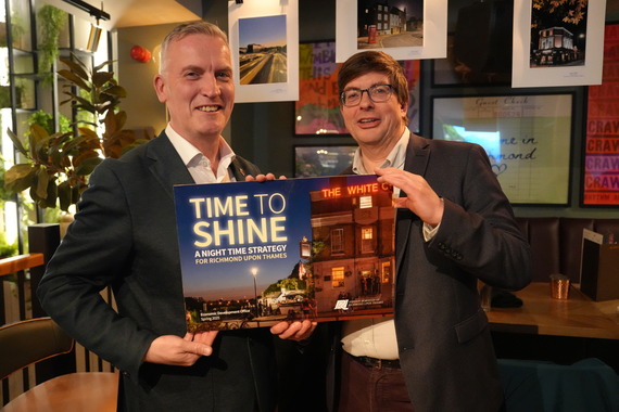 Cllr Roberts and Cllr Gielser at the NTS Launch Event