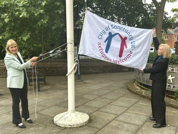 Borough of Sanctuary flag