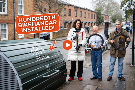100th Bikehangar Installed