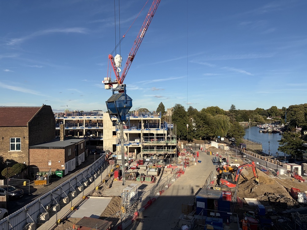 Twickenham Riverside Water Lane structure 