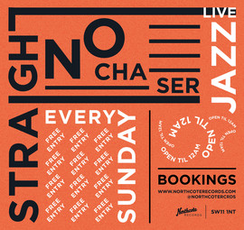 Northcote records - straight no chaser poster