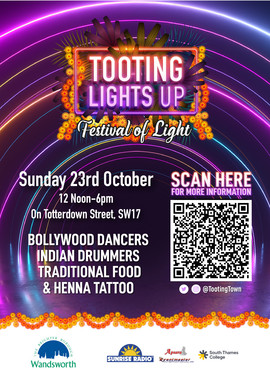 Tooting Lights Up flyer