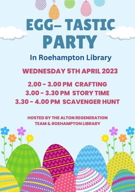 egg-tastic party poster