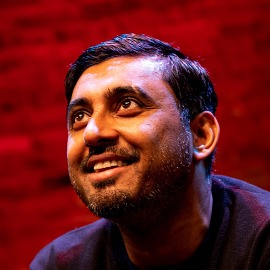 Abdul Shayek smiling