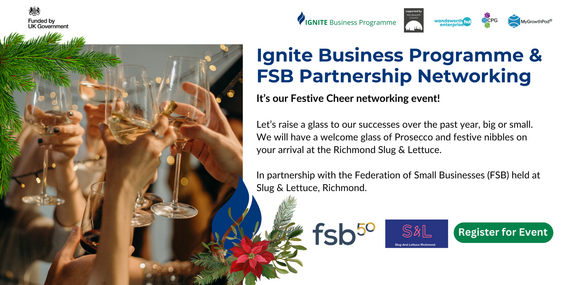 Festive Cheer Networking & FSB SW London | Ignite Business Programme