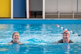 Tooting Bec Lido swimmers
