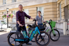 Simon Hogg, Leader of Wandsworth Council and Jenny Yates, Cabinet Member for Transport