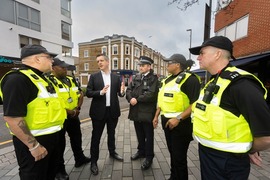 Balham Wardens with leader