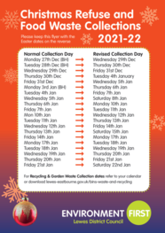 Bin collection dates