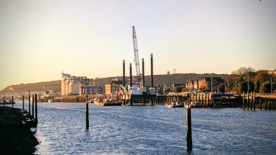 Fish Landing Stage 21 construction 