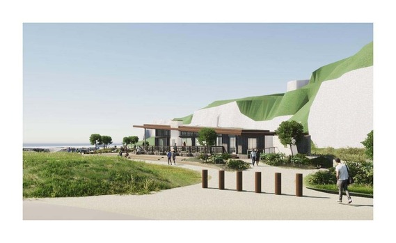 West Beach restaurant artists impression 