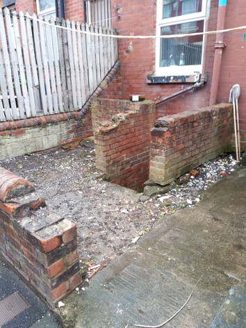 Garden cleared of waste