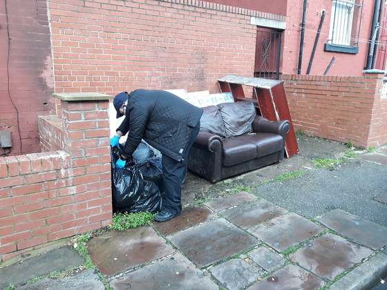 Fly Tip, Bayswater Crescent
