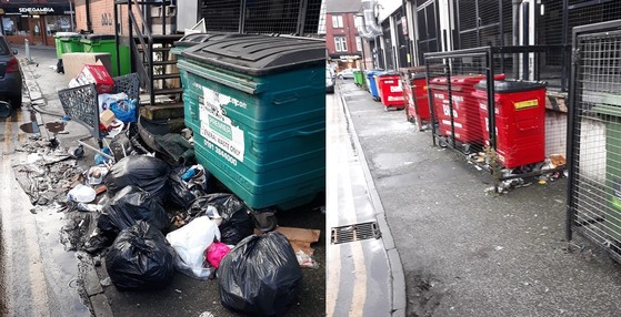 Rossall Road cleared of illegal deposits of waste.