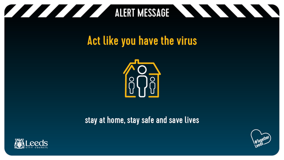 Act like you have the virus