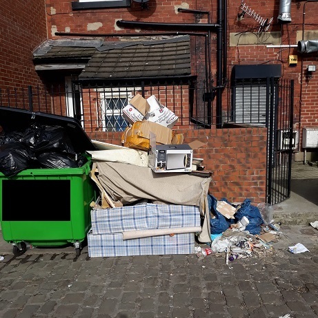 Fly tip removed from Cross Roseville Road