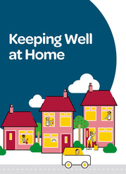 Front cover of 'Keeping Well at Home' booklet