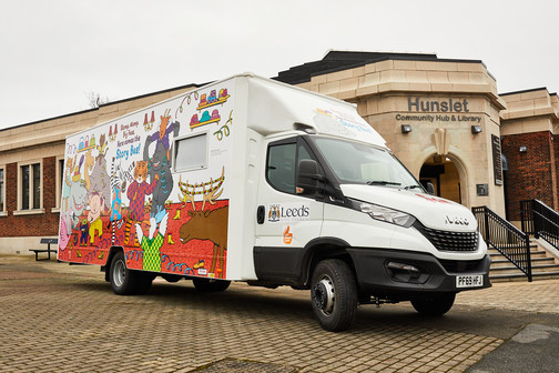 Storybus with illustrations by Nick Sharrat